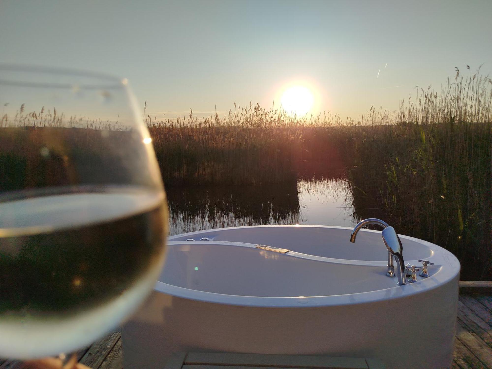 Pfahlbau Sunset II Toplage Inklusive Elektroboot Rust Zewnętrze zdjęcie